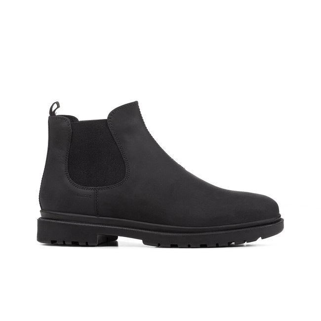 Chelsea-Stiefeletten aus Leder, ANDALO schwarz <span itemprop=