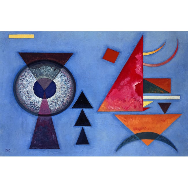 Tableau art classique par Kandinsky Soft Hard - HEXOA
