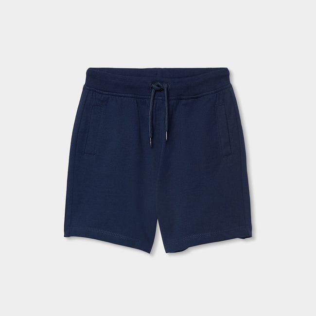 Short garçon maille bleu <span itemprop=