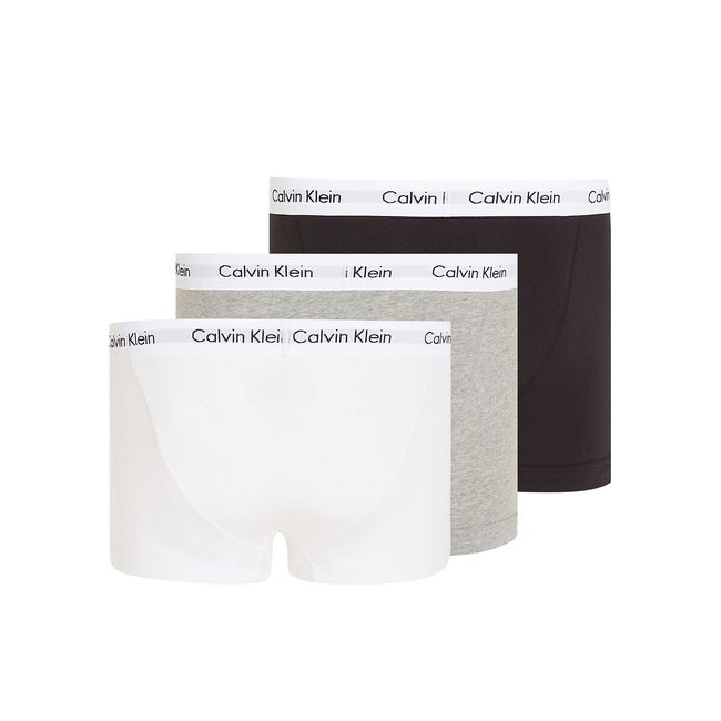 Pack of 3 stretch cotton hipsters Calvin Klein Underwear La Redoute