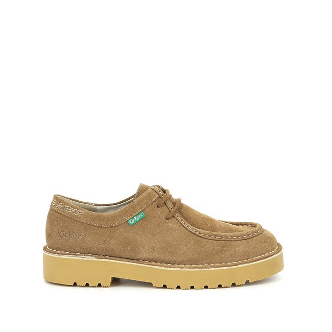 Zapatos tipo Derbies de piel Daltrey Low camel <span itemprop=