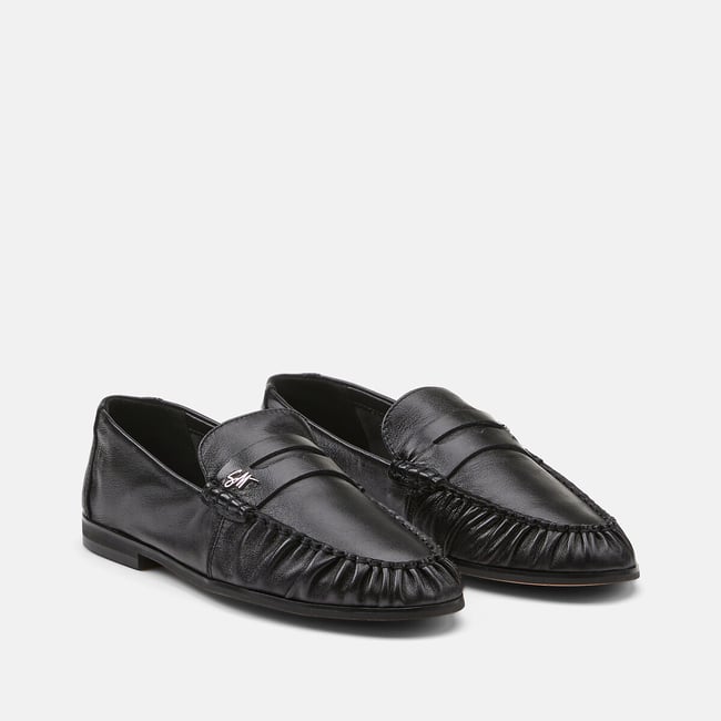 Mocassins en cuir, MUSE-SM noir <span itemprop=