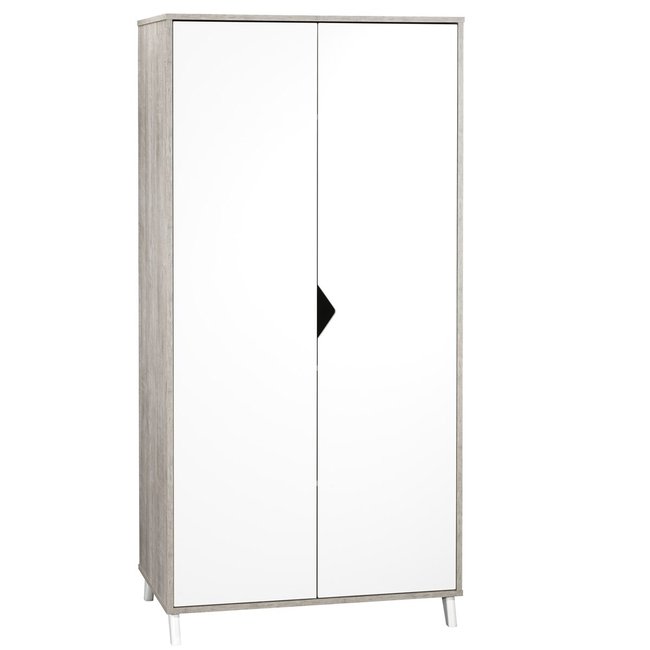 Armoire bébé 2 portes en bois - BABY PRICE