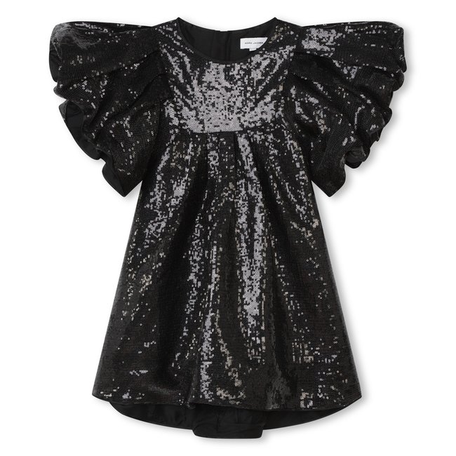Robe de cérémonie à sequins black <span itemprop=