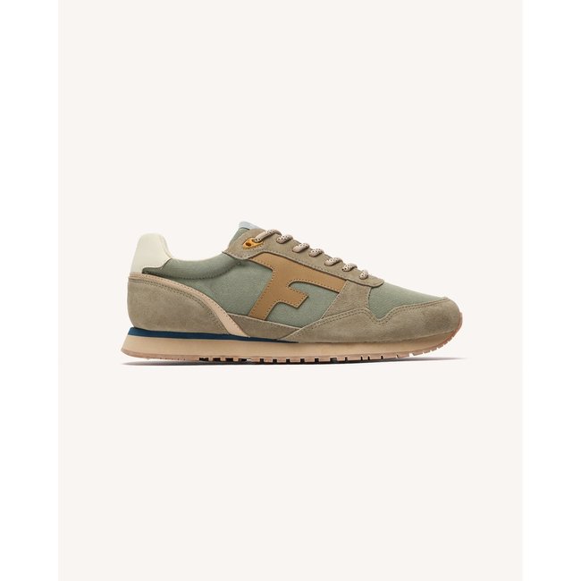 Running tissu suede ELM ELM kaki foncé <span itemprop=