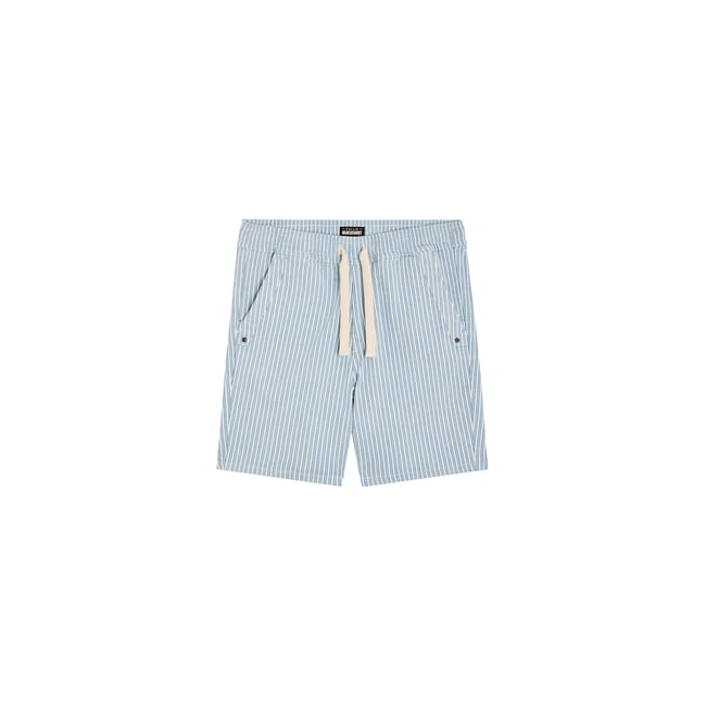 SHORT LOOSE LTSTRIPE raye bleu <span itemprop=