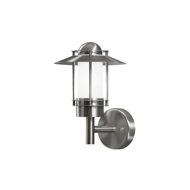Applique D'extérieur Spirée Verre Opale Couleur chrome <span itemprop=