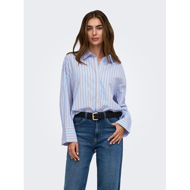 Striped Blouse, blue stripes, ONLY