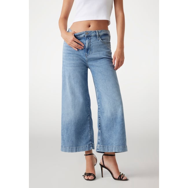 Jean Large Bellflower bleu clair <span itemprop=
