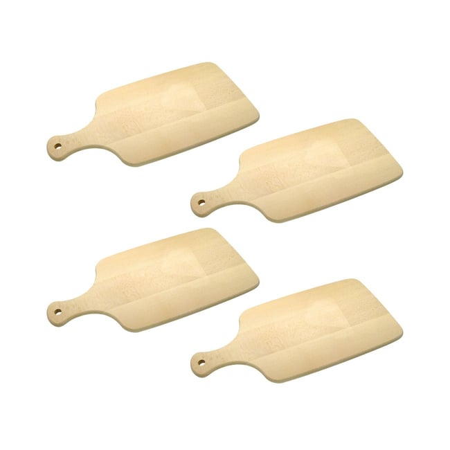 Ensemble de 4 Planches à découper 38 x 18 cm WOOD EDITION bois <span itemprop=