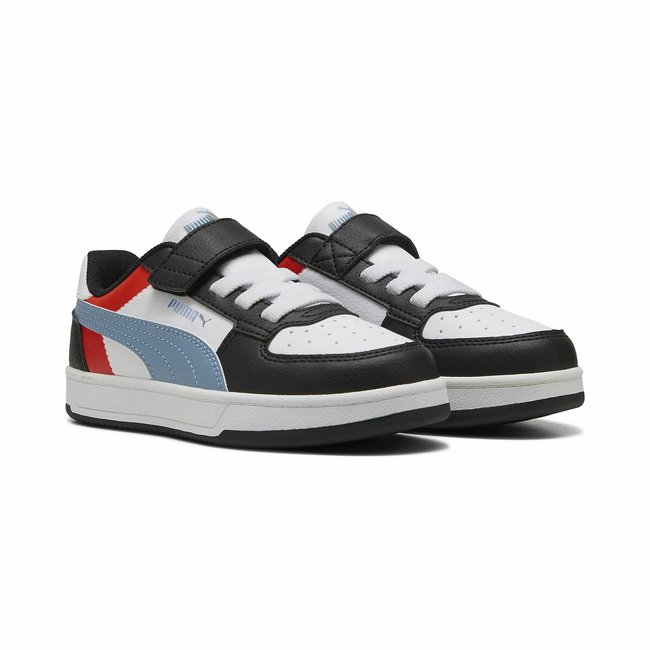 Baskets Caven 2.0 Block blanc/bleu/noir <span itemprop=