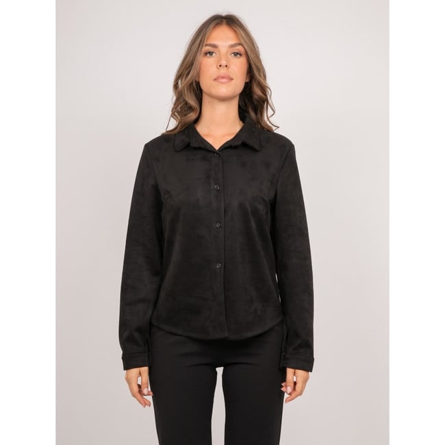 Chemise Ajustée Suédine Ologane - DONA LISA
