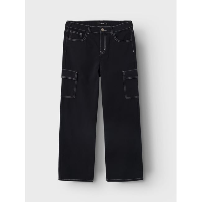 Pantalon Cargo noir - black <span itemprop=