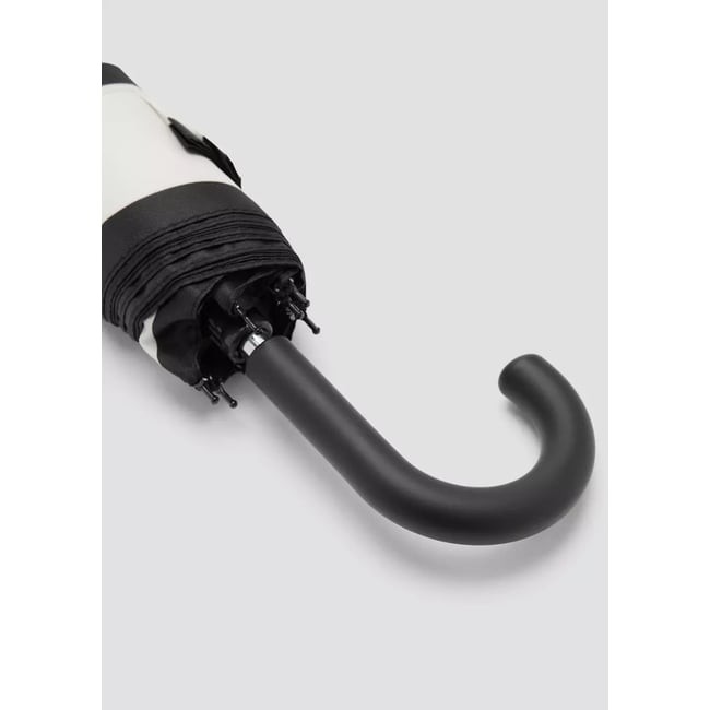 Parapluie imprimé rayures noir <span itemprop=
