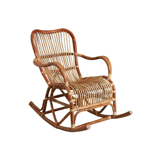 Rocking chair en rotin naturel Paya naturel <span itemprop=