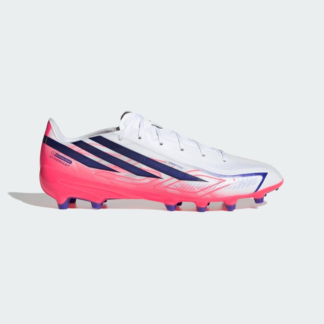Chaussure De Football F50 Hyperfast League Terrain Synthétique Chaussure De Football F50 Hyperfast League Terrain Synthétique cloud white / solar purple / solar turbo <span itemprop=