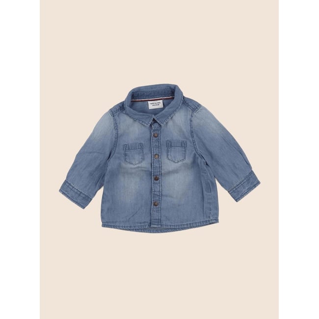 Chemise - Très bon état bleu <span itemprop=