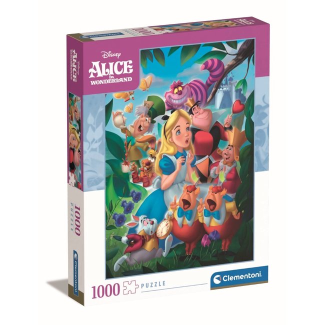 1000 pièces - disney alice - CLEMENTONI