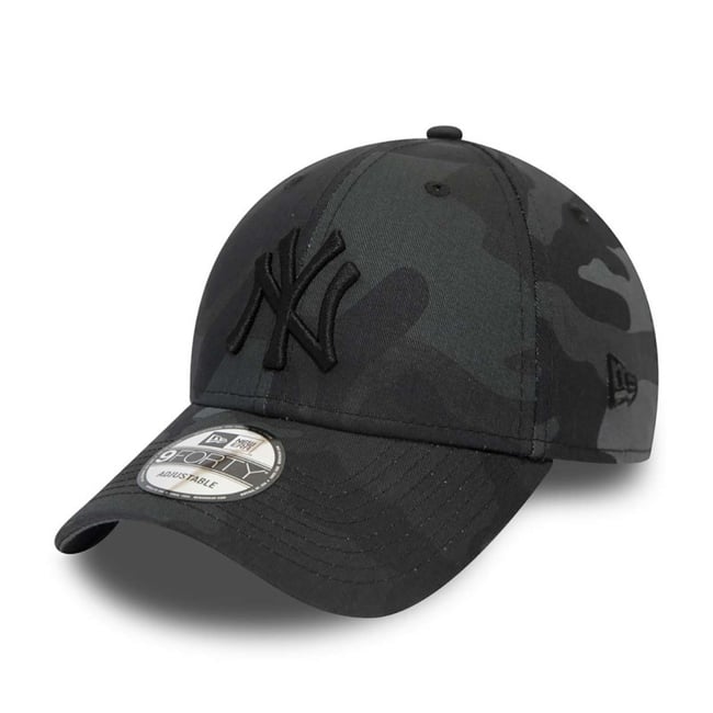 Casquette anthracite à motif camouflage, en coton, New York Yankees 9Forty gris <span itemprop=