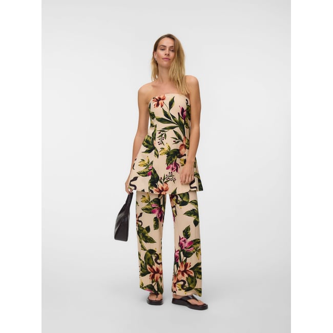Pantalon À Jambe Large rose - bisque <span itemprop=