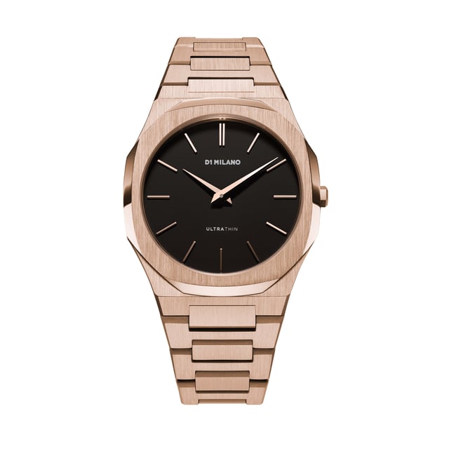 Montre Analogique  ULTRA THIN doré rose noir doré rose <span itemprop=