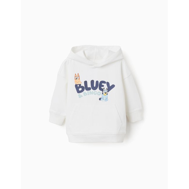 Sweat en Coton à Capuche Bluey beige clair <span itemprop=