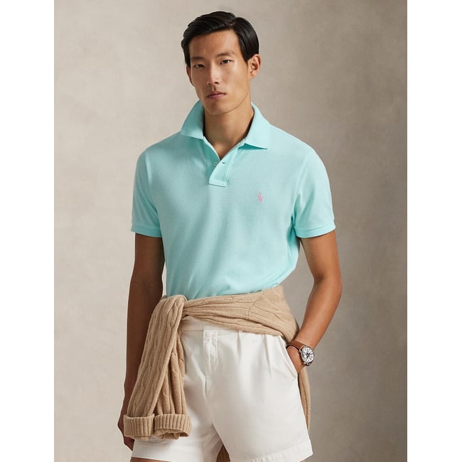 Polo slim en maille piquée  - POLO RALPH LAUREN