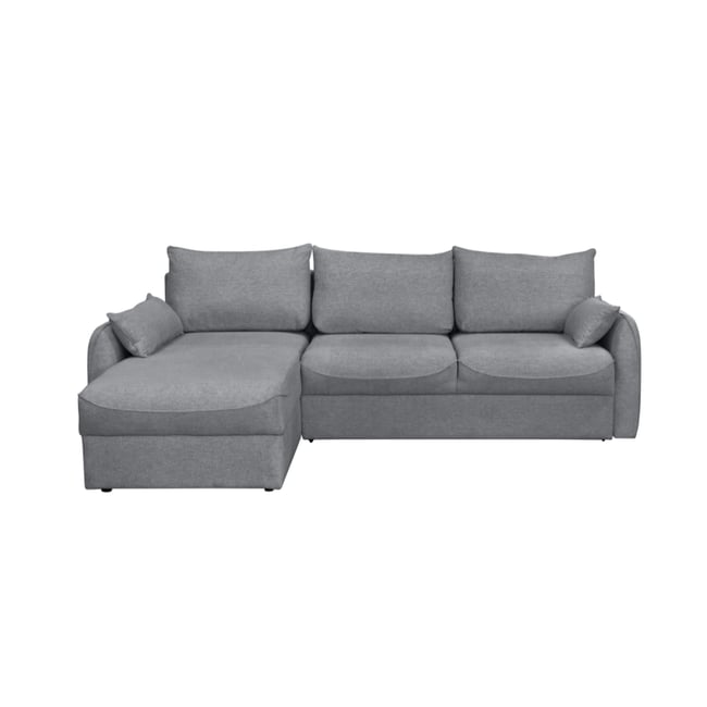 Canapé d'angle convertible avec coffre 3 places L260 cm - NAOMI - CALICOSY