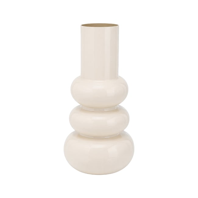 Vase Monza beige     - MONZA Couleur crème / ivoire <span itemprop=