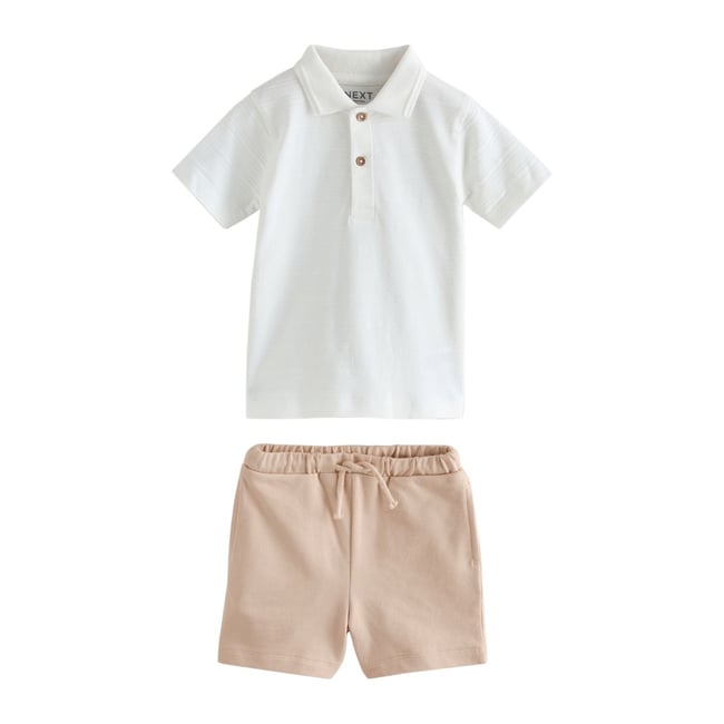 Short et polo texturés à manches courtes - NEXT