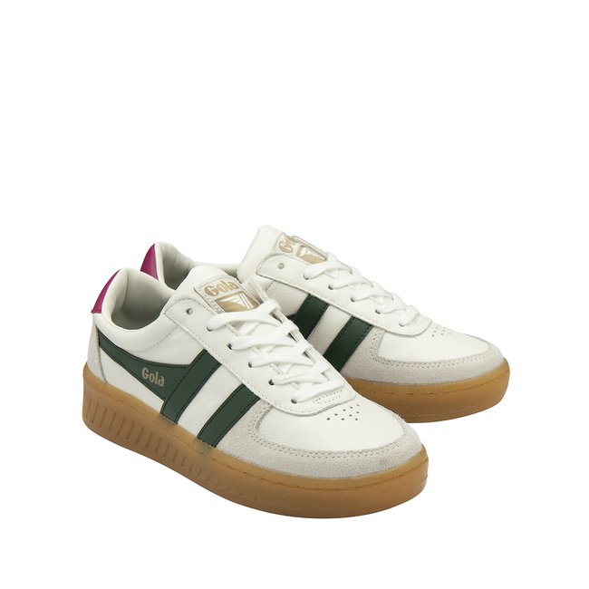 Кеды Grandslam Elite белый/ зеленый GOLA