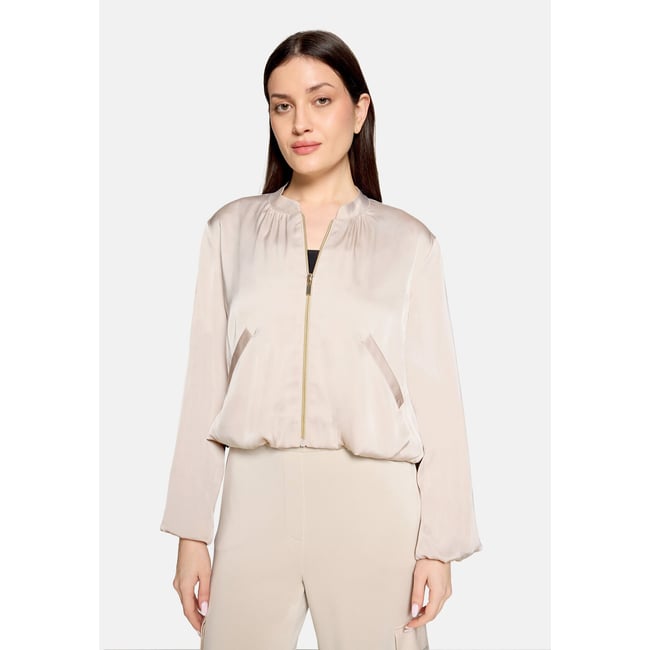Blouson à manches 3/4 gris <span itemprop=