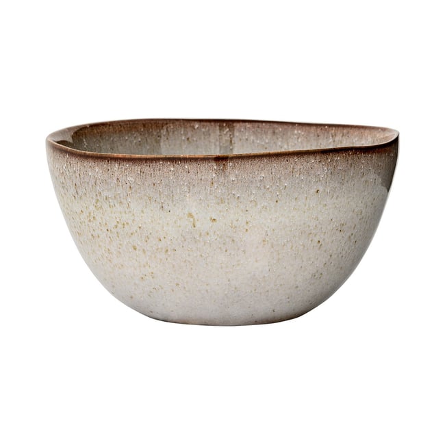 Bol en grès D15 SANDRINE Couleur beige <span itemprop=