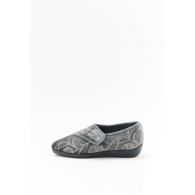 Scratch Chausson Confort Femme Damart Chaussons à Scratch Gris Foncé Gris Foncé Cdiscount