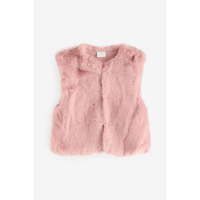 Veste sans manches rose <span itemprop=