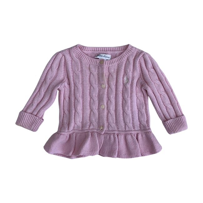 Cardigan bébé - Très bon état rose <span itemprop=