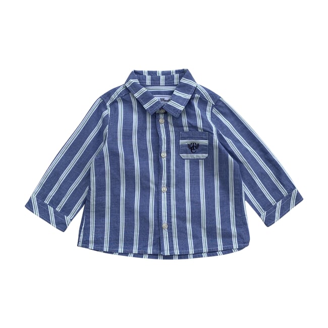 Chemise bébé - Très bon état bleu <span itemprop=