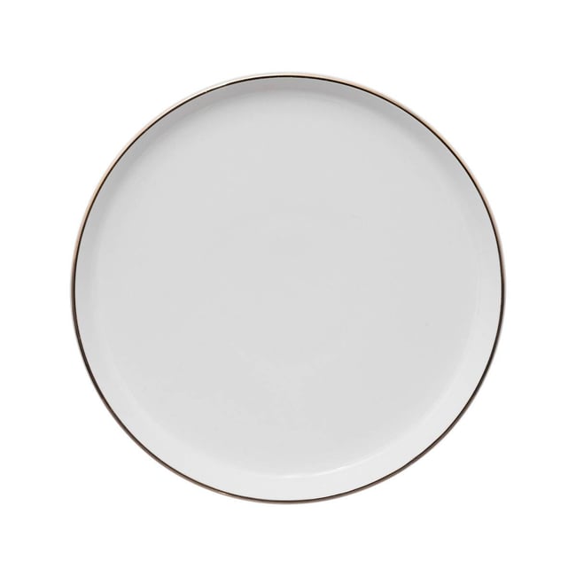 Lot de 6 assiettes à dessert en céramique SUBLIMA Couleur blanc <span itemprop=