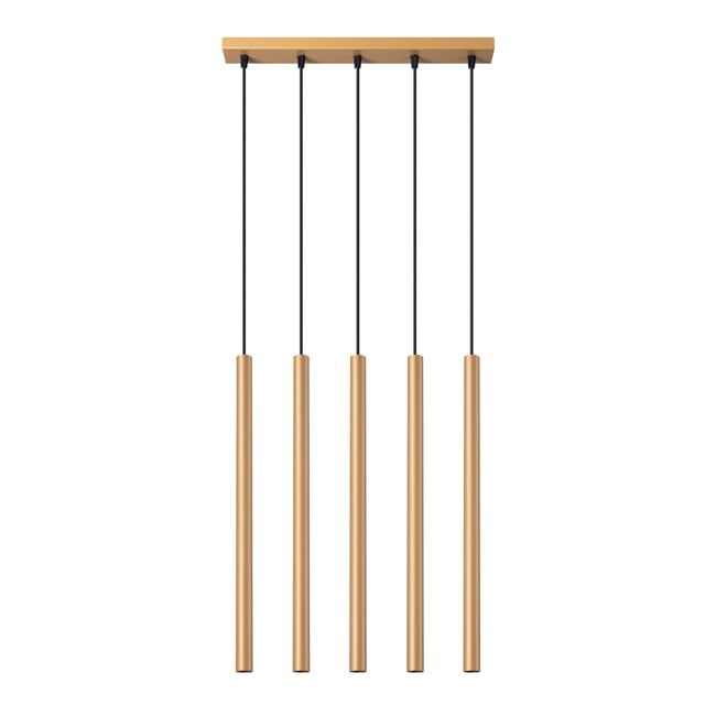 Suspension Acier Doré G9 5 Pastelo Line Couleur jaune <span itemprop=