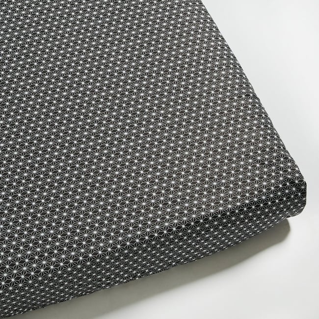 Drap housse Charles pour bébé noir <span itemprop=