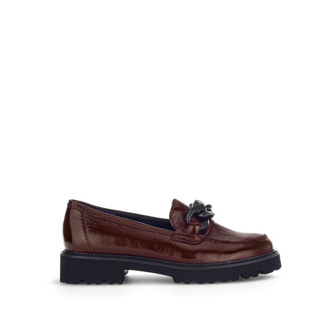 Mocassins en vernis à talon décroché - GABOR
