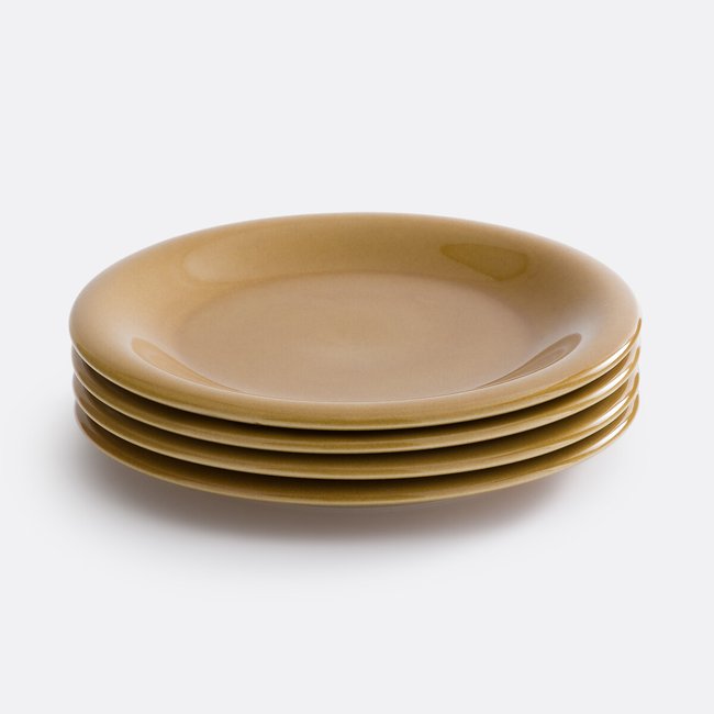 Lot de 4 assiettes plates, grès émaillé, Toria - LA REDOUTE INTERIEURS