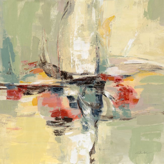 Tableau abstrait Ambiance des îles - HEXOA