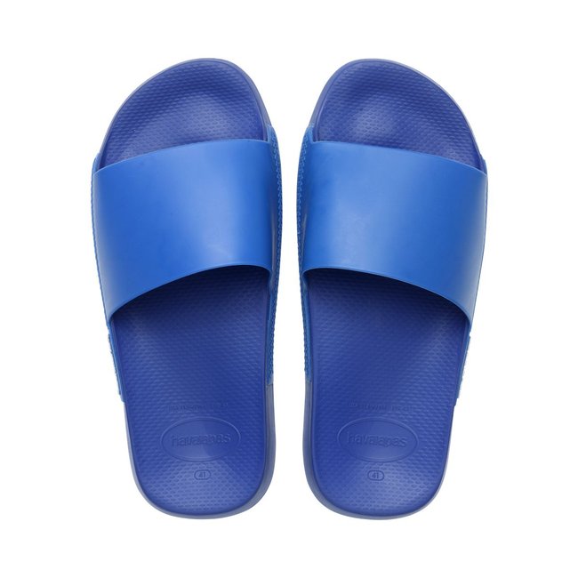 Claquettes Slide Classic Metallic bleu <span itemprop=