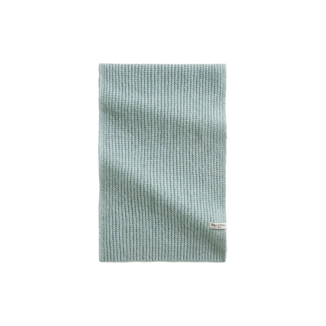 Écharpe en MIx de laine vierge douce bleu clair <span itemprop=