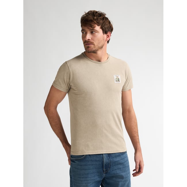 T-shirt à logo mineral orange light tan <span itemprop=