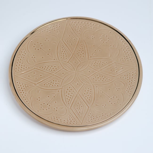 Assiette EMPREINTE - CHABI CHIC