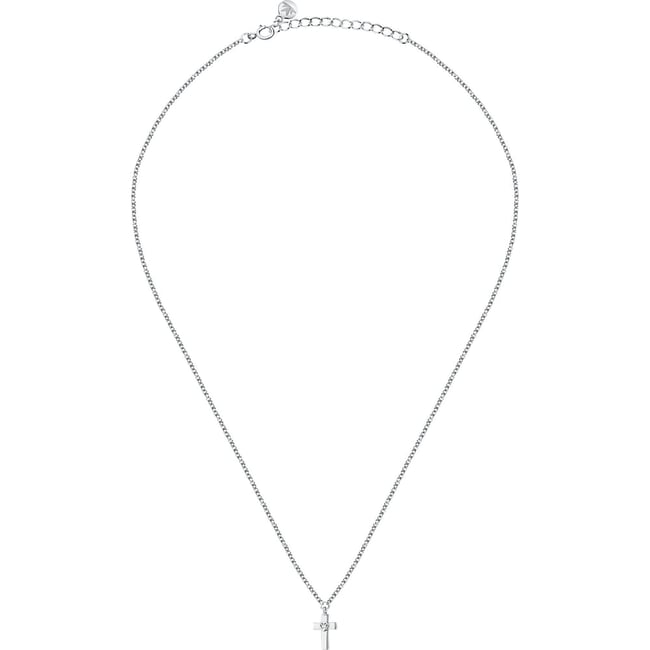 Colliers en Zircon/cubic Zirconia/recycled Silver 925/1000 et Zircon argent <span itemprop=