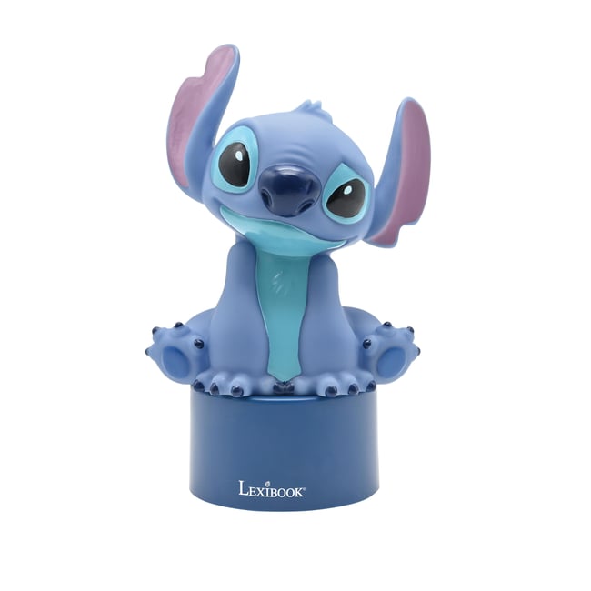 Enceinte Bluetooth veilleuse Stitch bleu <span itemprop=