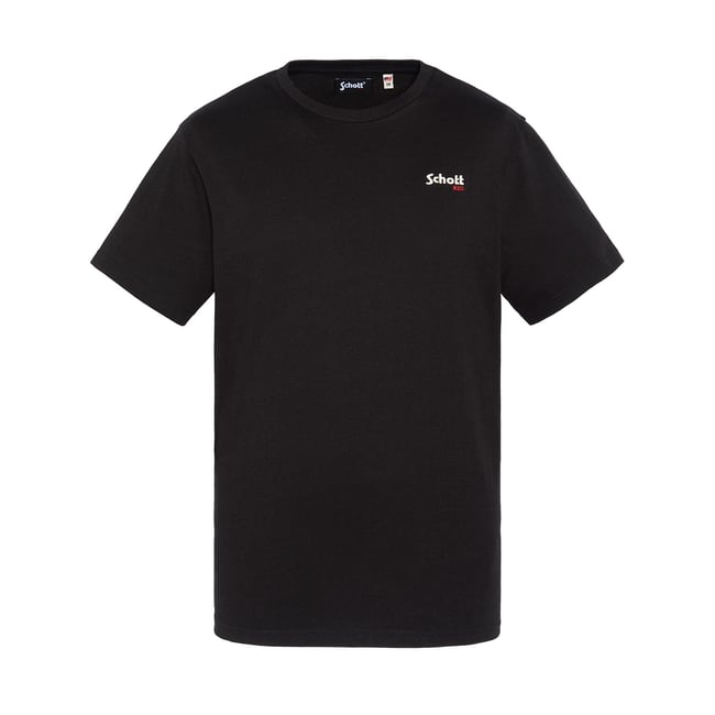 T-shirt noir brodé enfant - SCHOTT